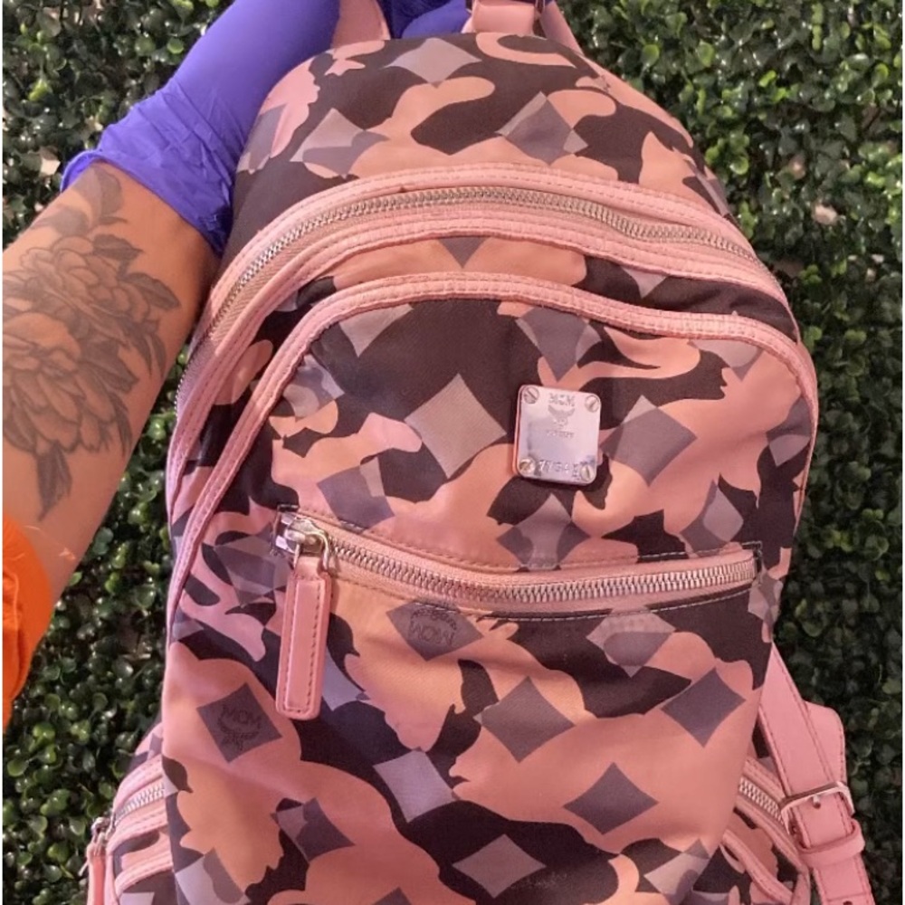 Mcm camo bag